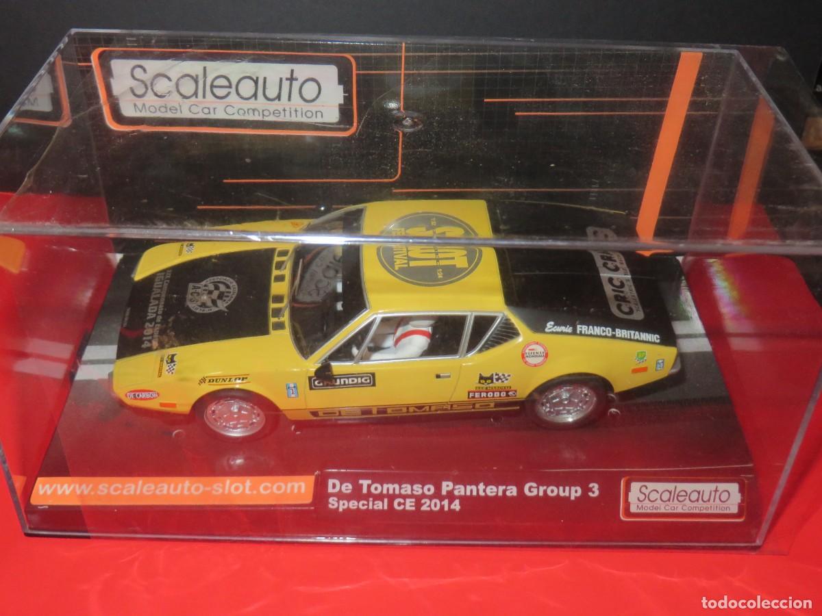 Slot Cars: DE TOMASO PANTERA ESPECIAL CAMPEONATO DE ESPA&Ntilde;A DE SLOT 2014. SCALEAUTO CRIC CRAC