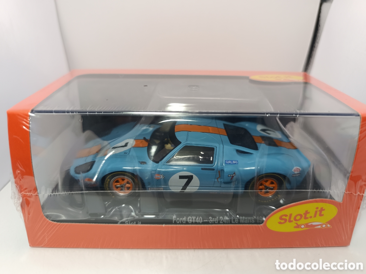 Slot Cars: SLOT.IT FORD GT40 N.7 3RD 24H LE MANS 1969 CA18G