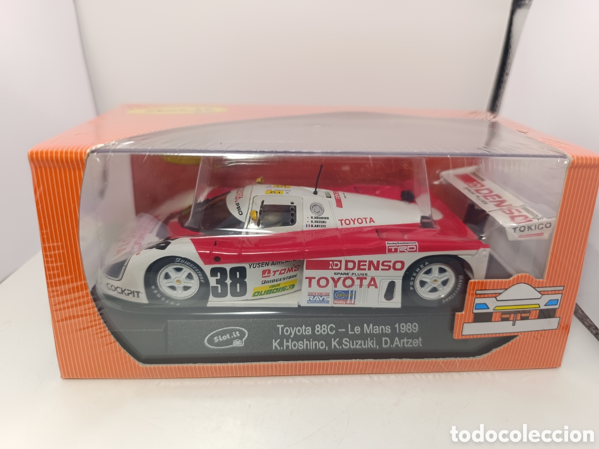 Slot Cars: SLOT.IT TOYOTA 88C N.38 LE MANS 1989 CA19C