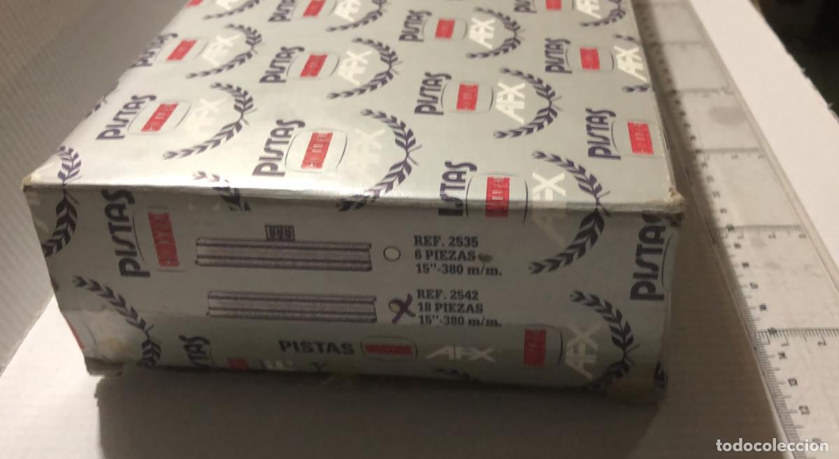 Slot Cars: PACK 18 PISTAS RECTAS AURORA AFX COMANSI 38 CM. EN CAJA A ESTRENAR