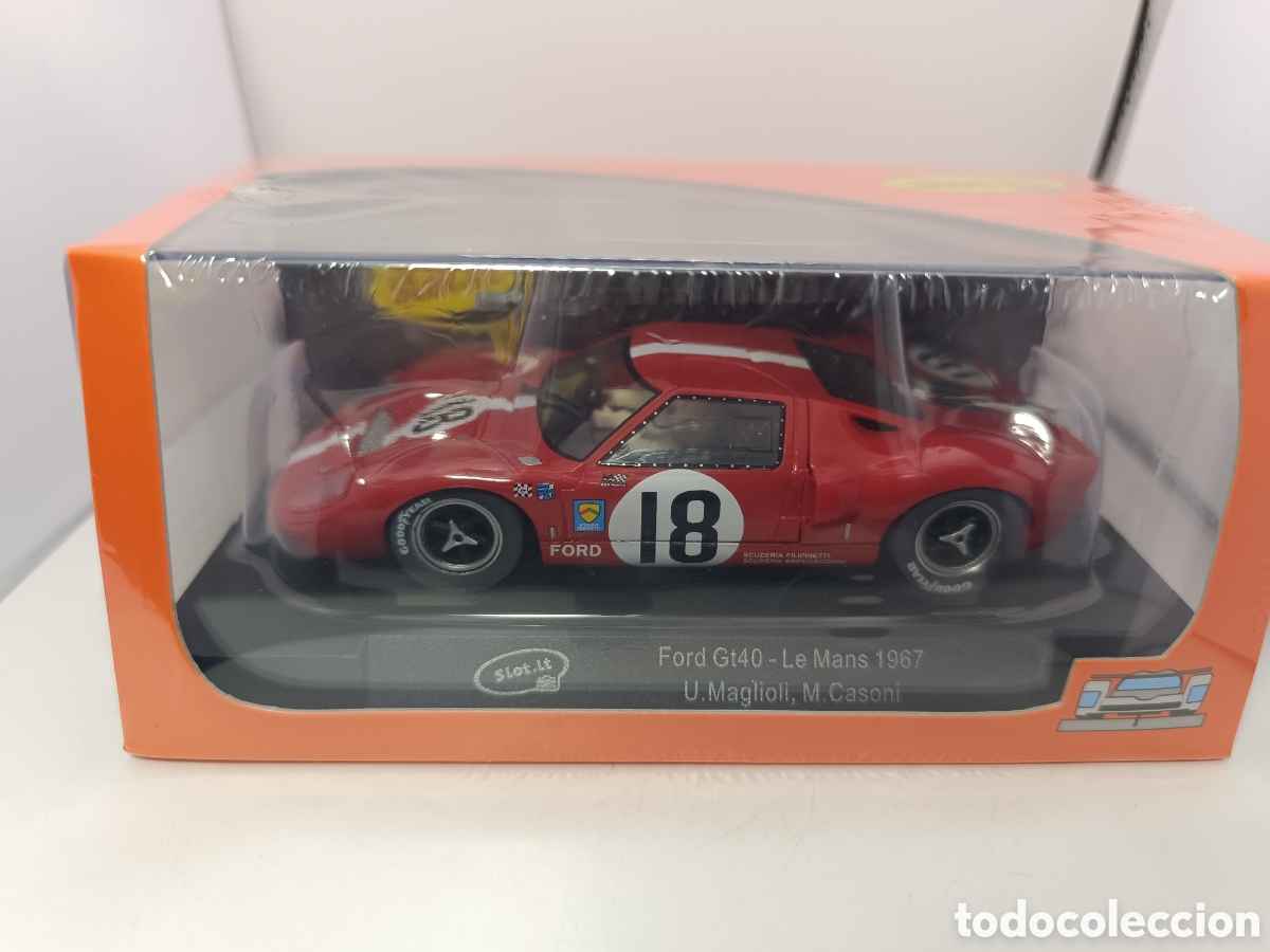 Slot Cars: SLOT.IT FORD GT40 N.18 LE MANS 1967 CA18E