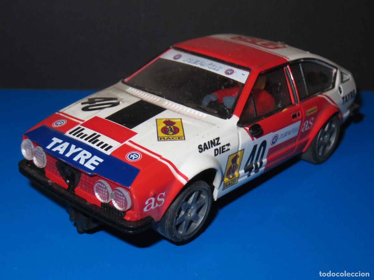 Slot Cars: ALFA ROMEO GTV6 500KM DEL JARAMA 1985 CARLOS SAINZ. MARCA GOM SLOT