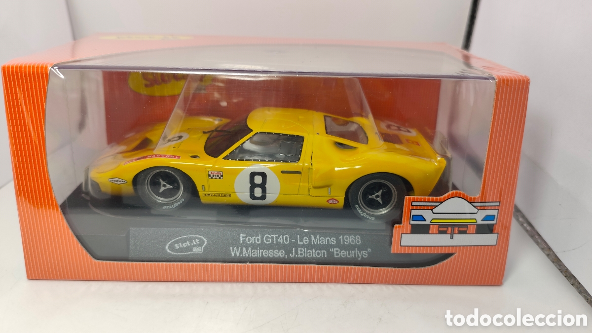 Slot Cars: SLOT.IT FORD GT40 N.8 LE MANS 1968 CA18B