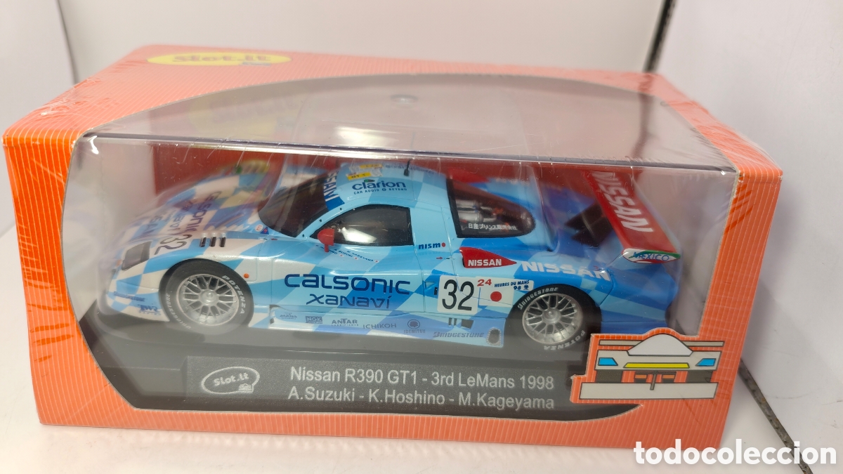 Slot Cars: SLOT.IT NISSAN R390 GT1 N.32 3RD LE MANS 1998 CA14D