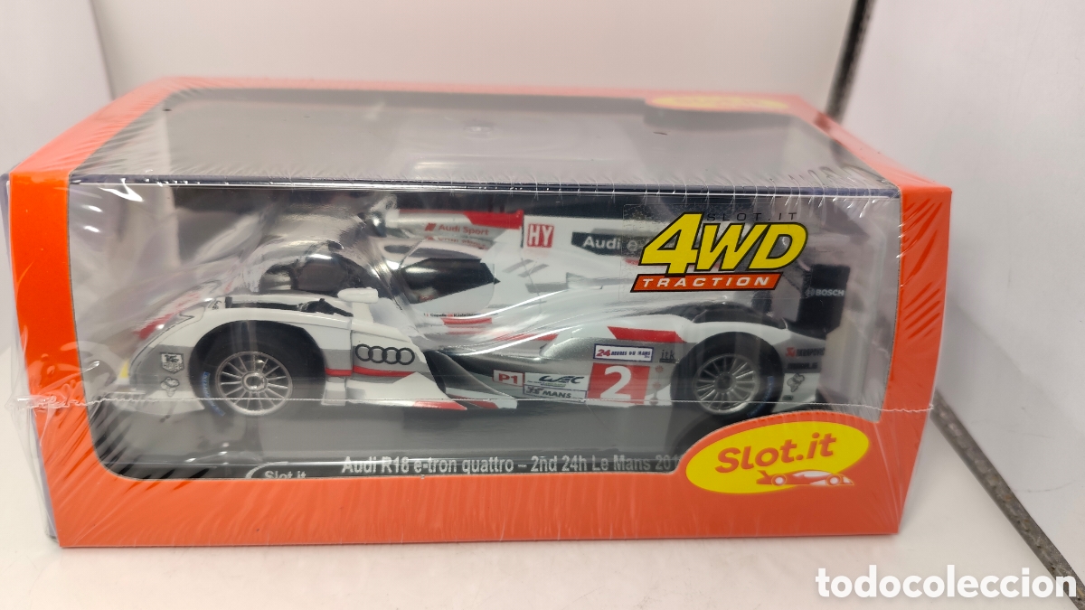 Slot Cars: SLOT.IT AUDI R18 E-TRON N.2 2ND 24H LE MANS 2012 CA38B