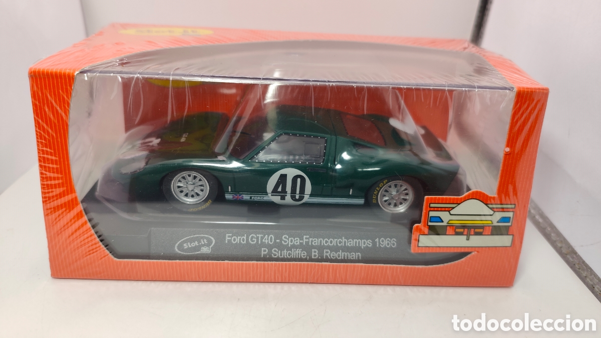 Slot Cars: SLOT.IT FORD GT40 N.40 SPA FRANCORCHAMPS 1966 CA18C
