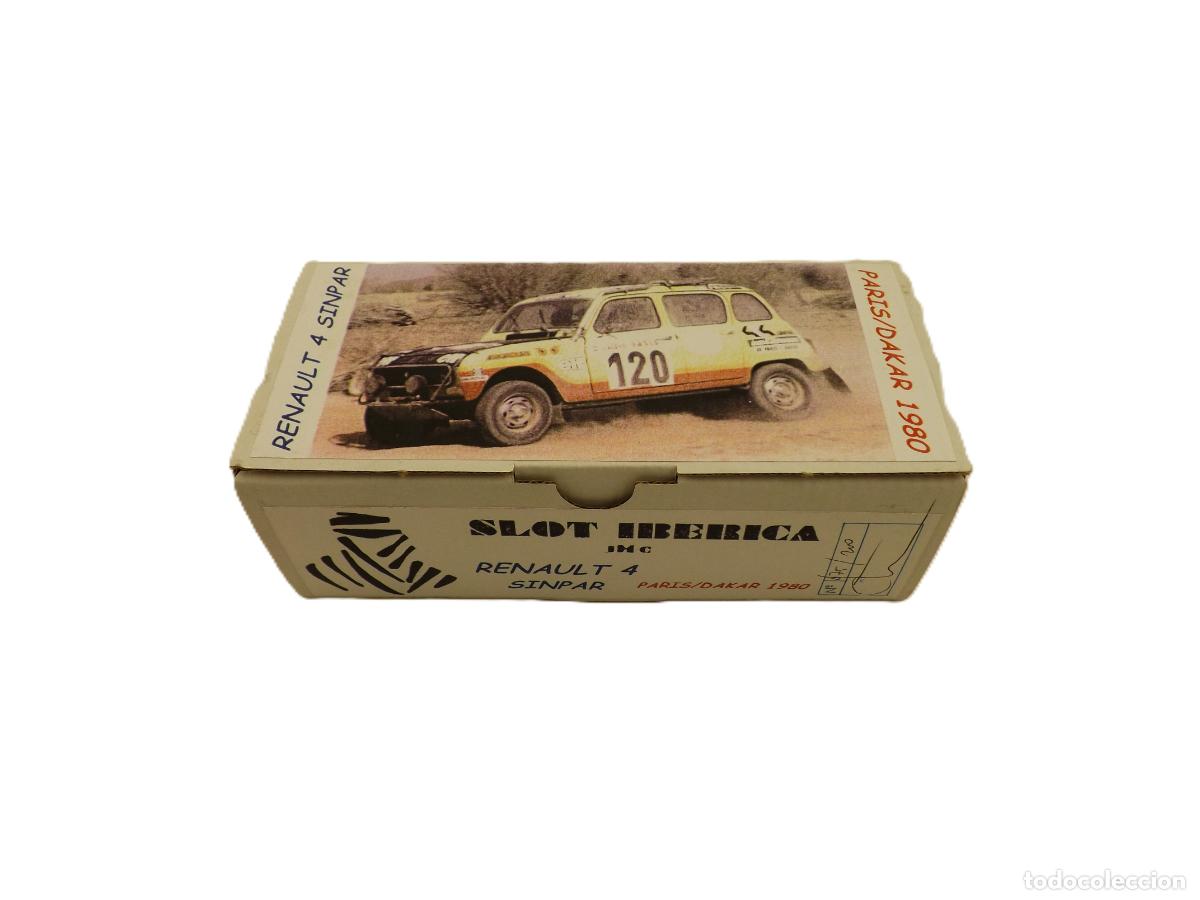 Slot Cars: Renault 4 Sinpar Paris Dakar 1980 Slot car Resina escala 1:32 n&ordm;75 de 200 uds.