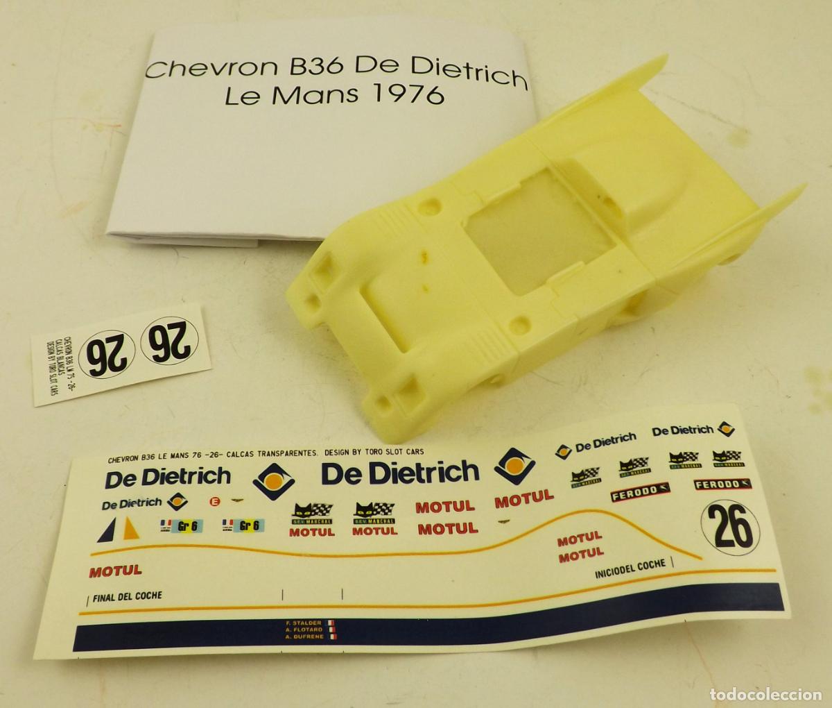 Slot Cars: Chevron B-36 De Dietrich Le Mans 1976 Resina escala 1:32