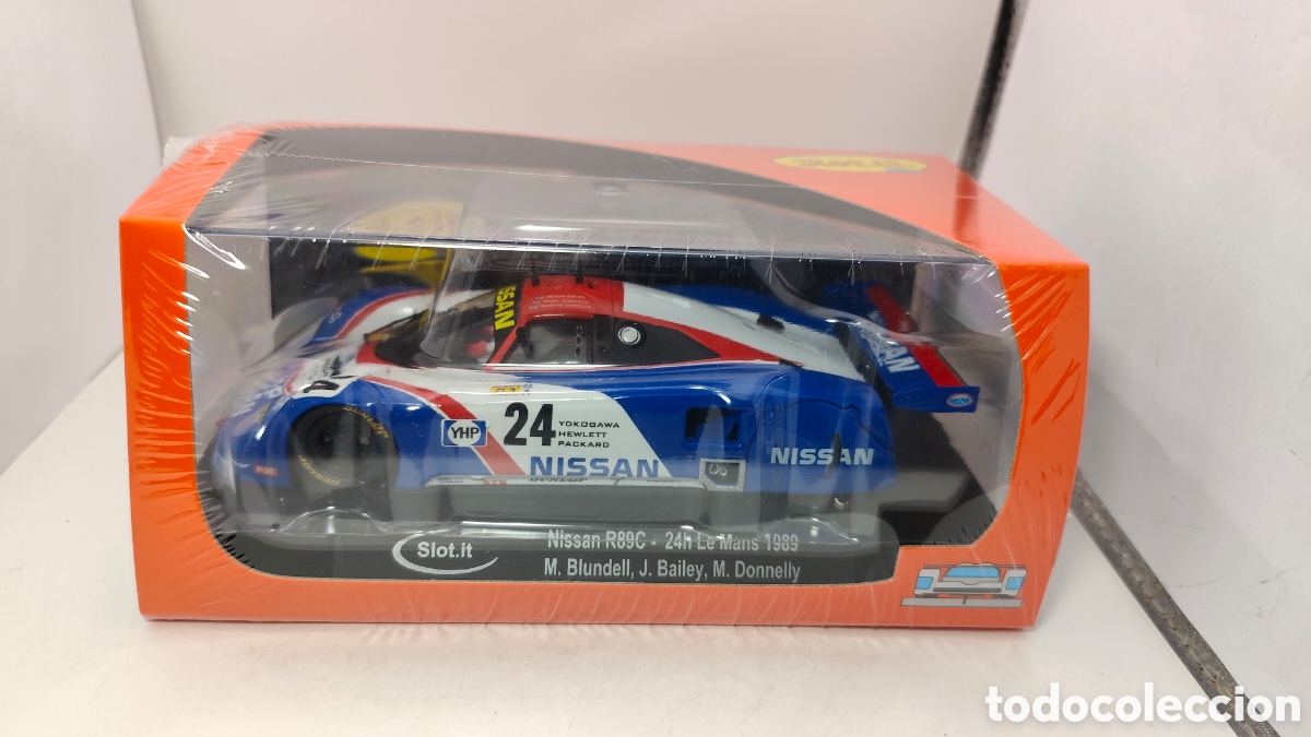 Slot Cars: SLOT.IT NISSAN R89C N.24 LE MANS 1989 CA28H