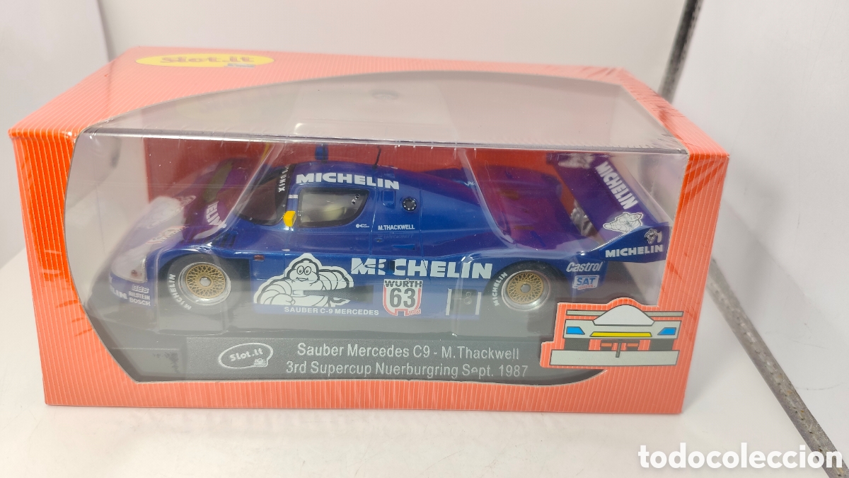 Slot Cars: SLOT.IT SAUBER MERCEDES SAUBER C9 N.63 MICHELIN CA06E