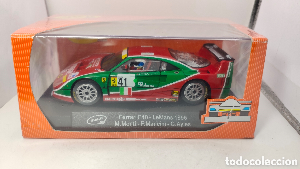 Slot Cars: SLOT.IT FERRARI F40 LE MANS 1995 N.41 KF02C