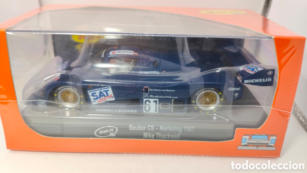 Slot Cars: SLOT.IT MERCEDES SAUBER C9 N.61 NORISRING 1987 CA06I