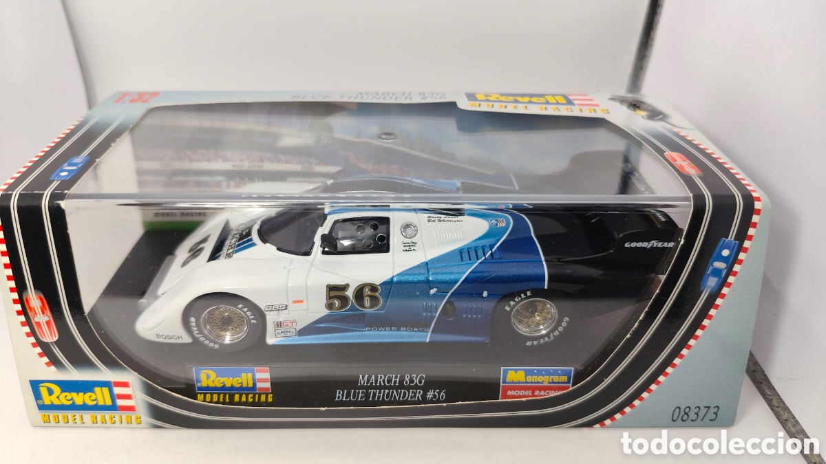 Slot Cars: REVELL MARCH 83G BLUE THUNDER N.56