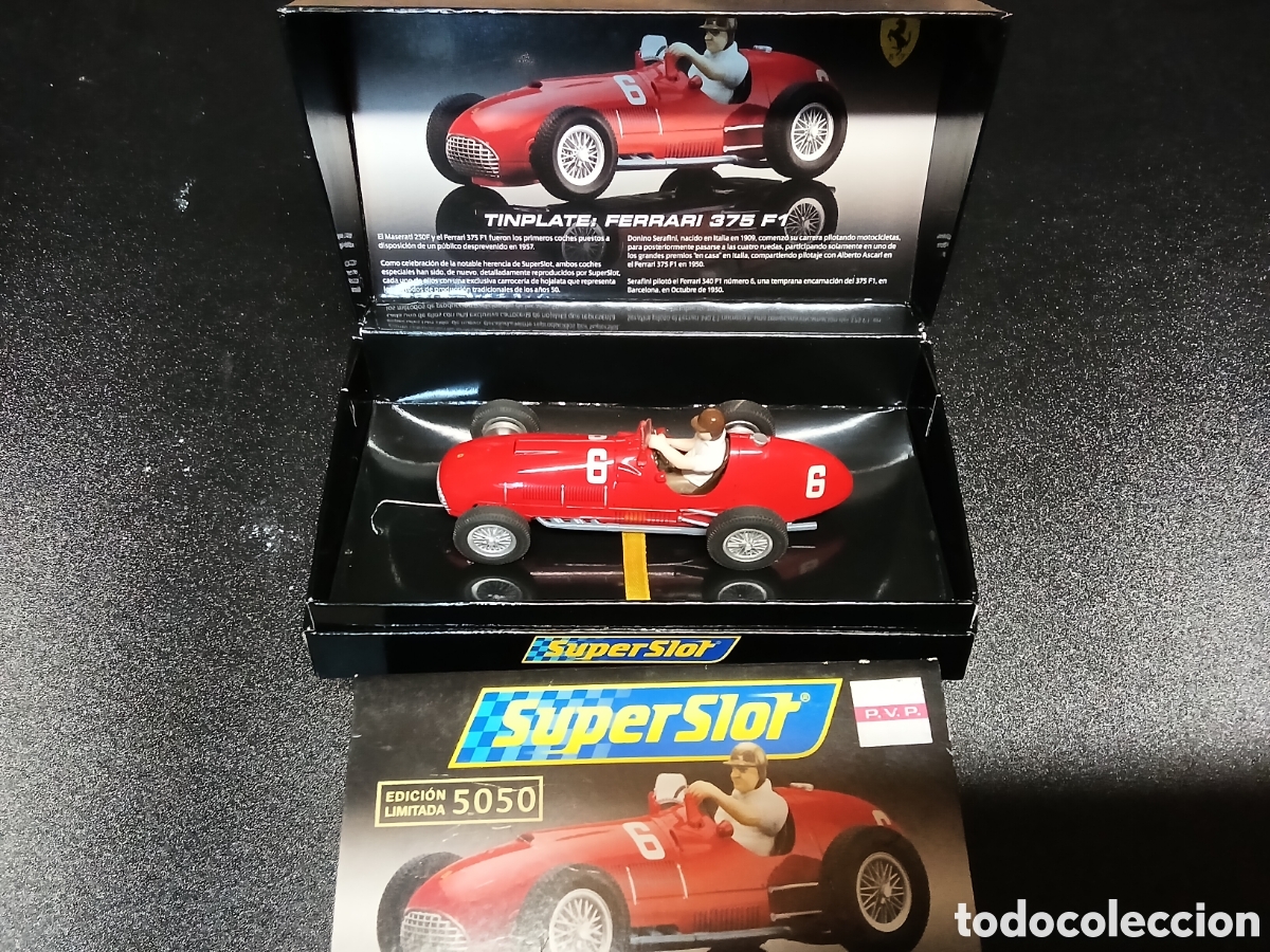 Slot Cars: Coche de Superslot serie limitada , del Ferrari F1 TINPLATE CAR