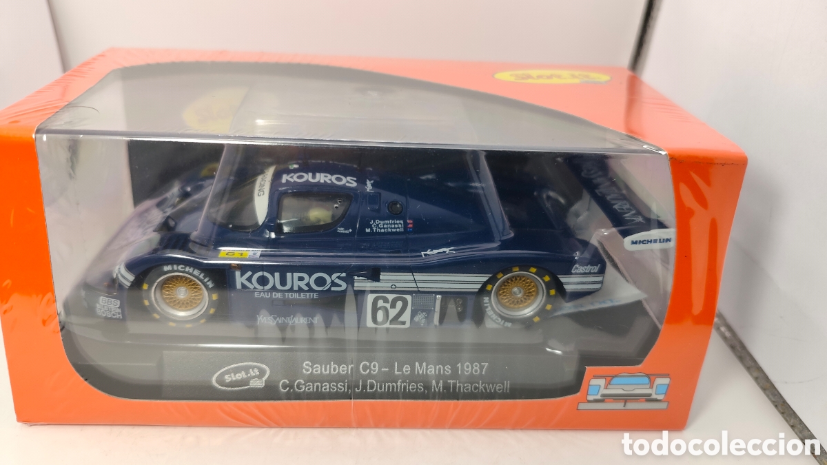 Slot Cars: SLOT.IT SAUBER C9 N.62 LE MANS 1987 CA06H