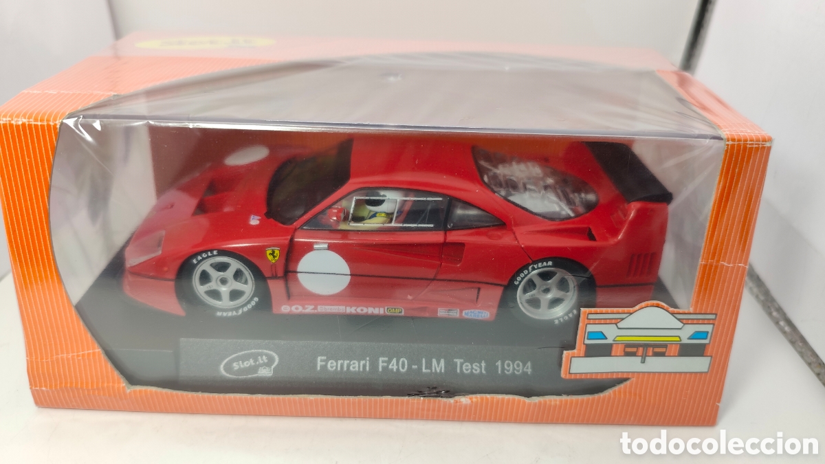 Slot Cars: SLOT.IT FERRARI F40 LE MANS TEST 1994 KF02A