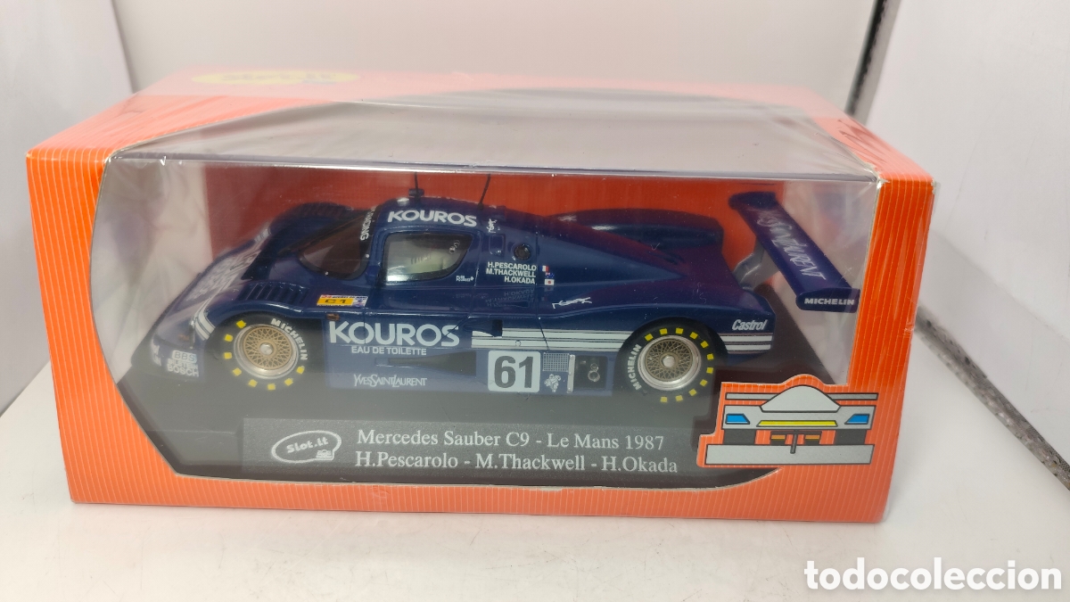 Slot Cars: SLOT.IT MERCEDES SAUBER C9 LE MANS 1987 SICA06A