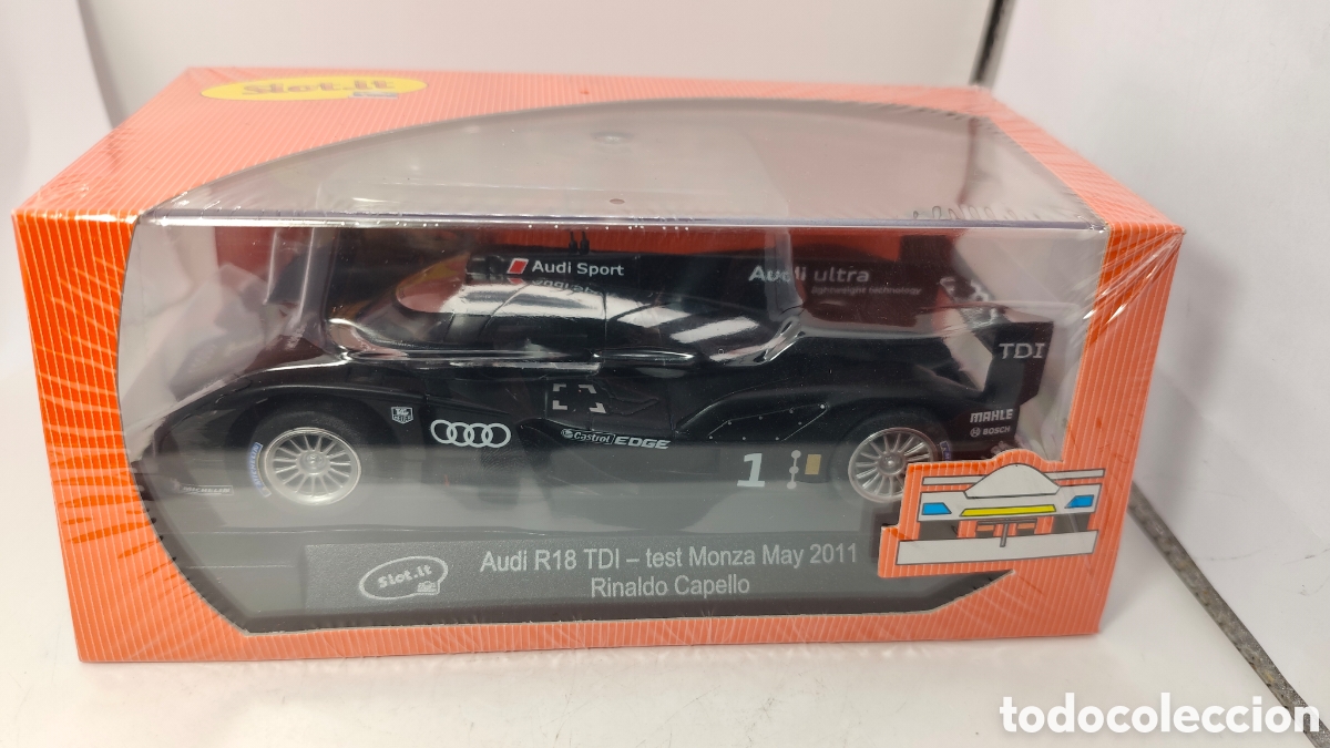 Slot Cars: SLOT.IT AUDI R18 TDI N.1 MONZA TEST 2011 CA24A