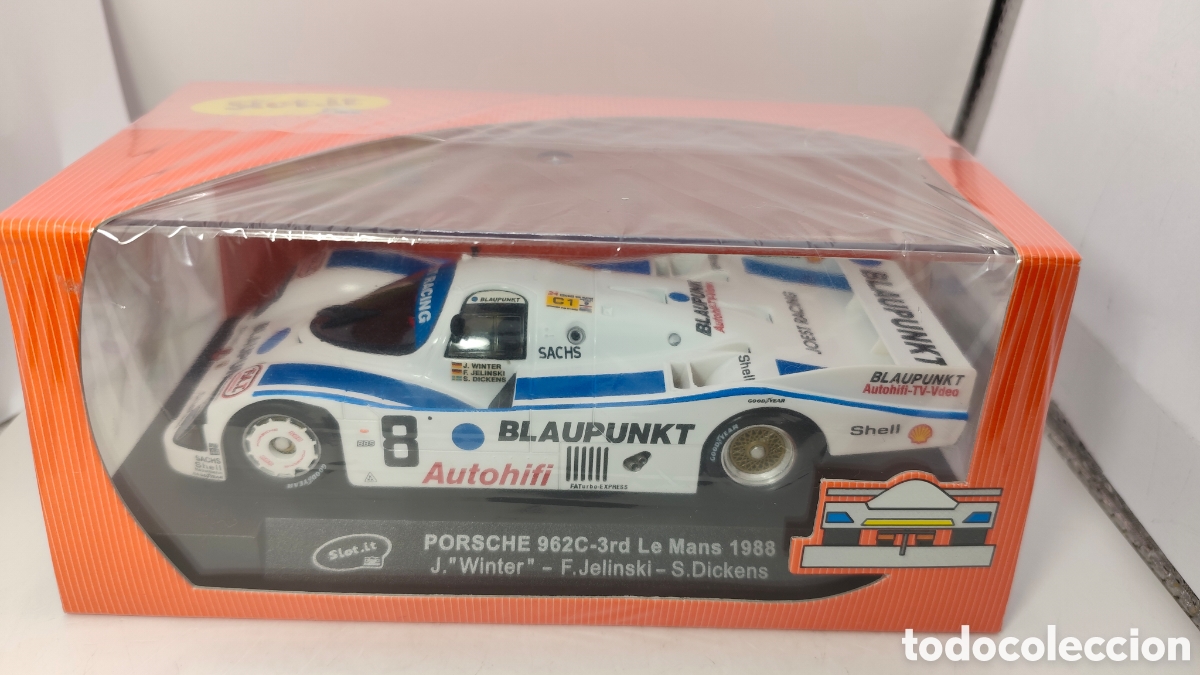 Slot Cars: SLOT.IT PORSCHE 962C N.8 3RD LE MANS 1988 Sica03A