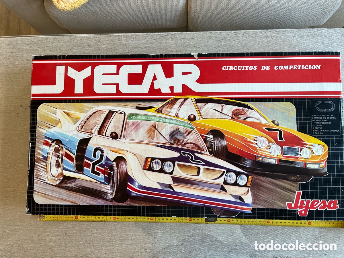 Slot Cars: Circuito de carreras JYECAR de Jyesa