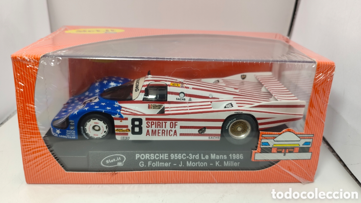 Slot Cars: SLOT.IT PORSCHE 956C N.8 3RD LE MANS 1986 SICA02C