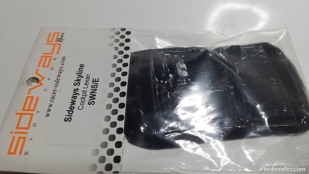 Slot Cars: SLOT SCALEXTRIC SIDEWAYS BLISTER BOLSA BANDEJA PILOTOS COCKPIT LEXAN REF. SWLNS/E