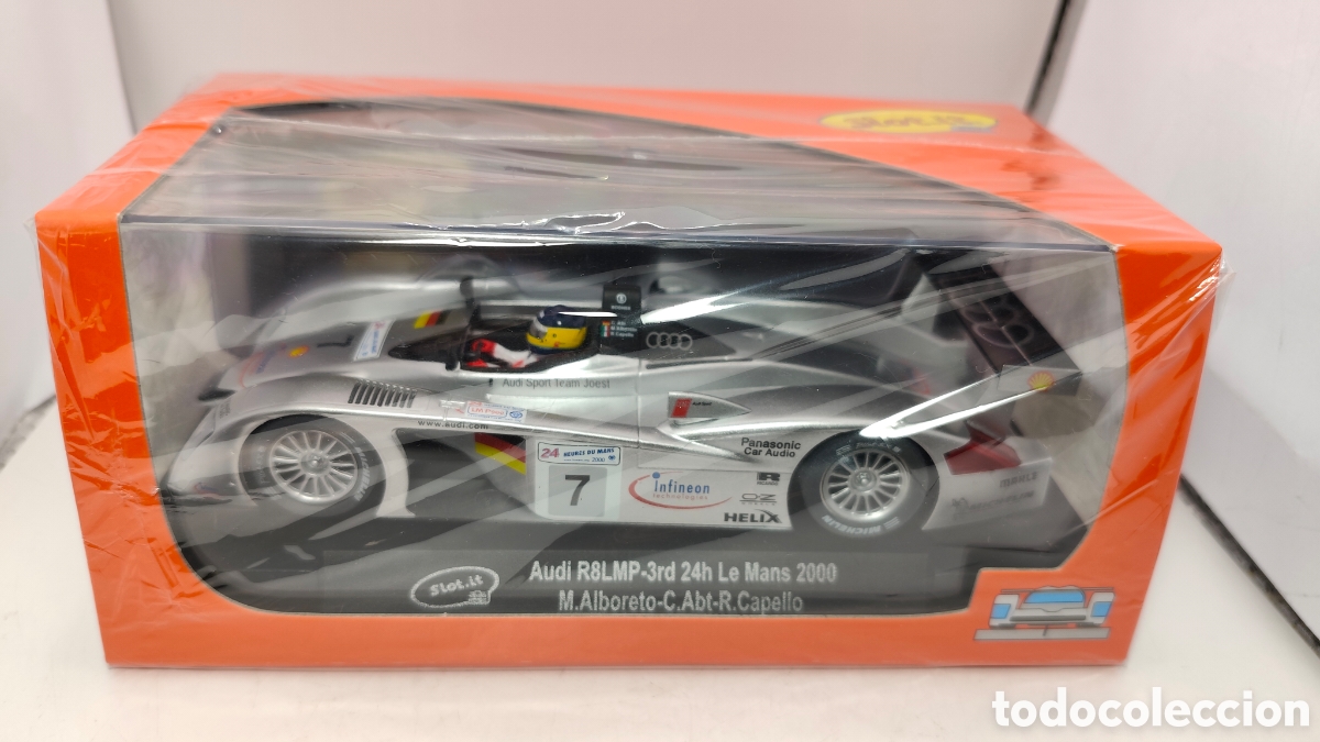Slot Cars: SLOT.IT AUDI R8 LMS N.7 LE MANS 2000 CA33C
