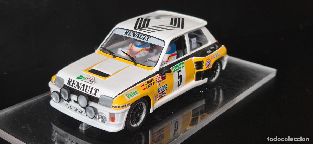 Slot Cars: SCALEXTRIC RENAULT 5 PREPARADO CON PREPARACION CON CHASIS 3D PARA RALLY FUNCIONA PERFECTO