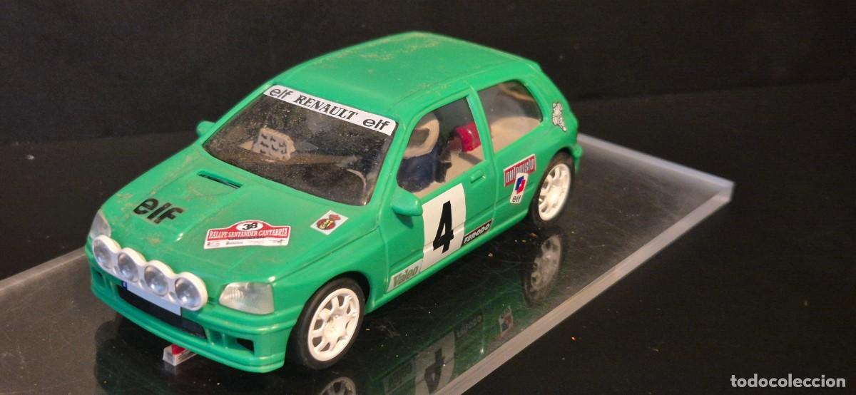 Slot Cars: NINCO RENAULT CLIO 16V CON PREPARACION PARA RALLY CON CHASIS 3D DUNCIONA PERFECTO