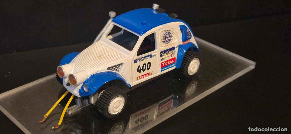 Slot Cars: PROYECTO RAID CITROEN 2CV FUNCIONA BIEN CON CHASIS 3D