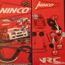 Slot Cars: NINCO ORIGINAL: DESPLEGABLES RACING COMPONENETES Y TRACK SYSTEM. Lote 210820841