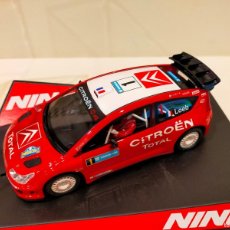 Slot Cars: NINCO. CITROEN C4 WRC. RALLY SUECIA. LOEB. REF. 50494