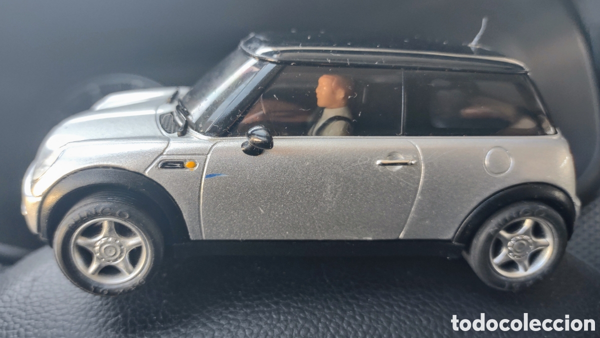 Slot Cars: Mini Cooper silver ninco - Foto 1