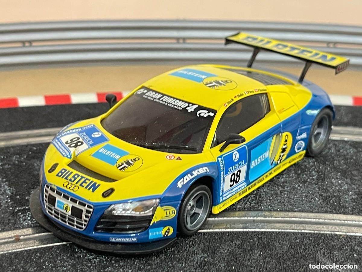 Slot Cars: 1419- Scalextric Ninco AUDI R8 GT3 #98 Bilstein Lightning ADAC Stuck Biela slot car 1:32 scx