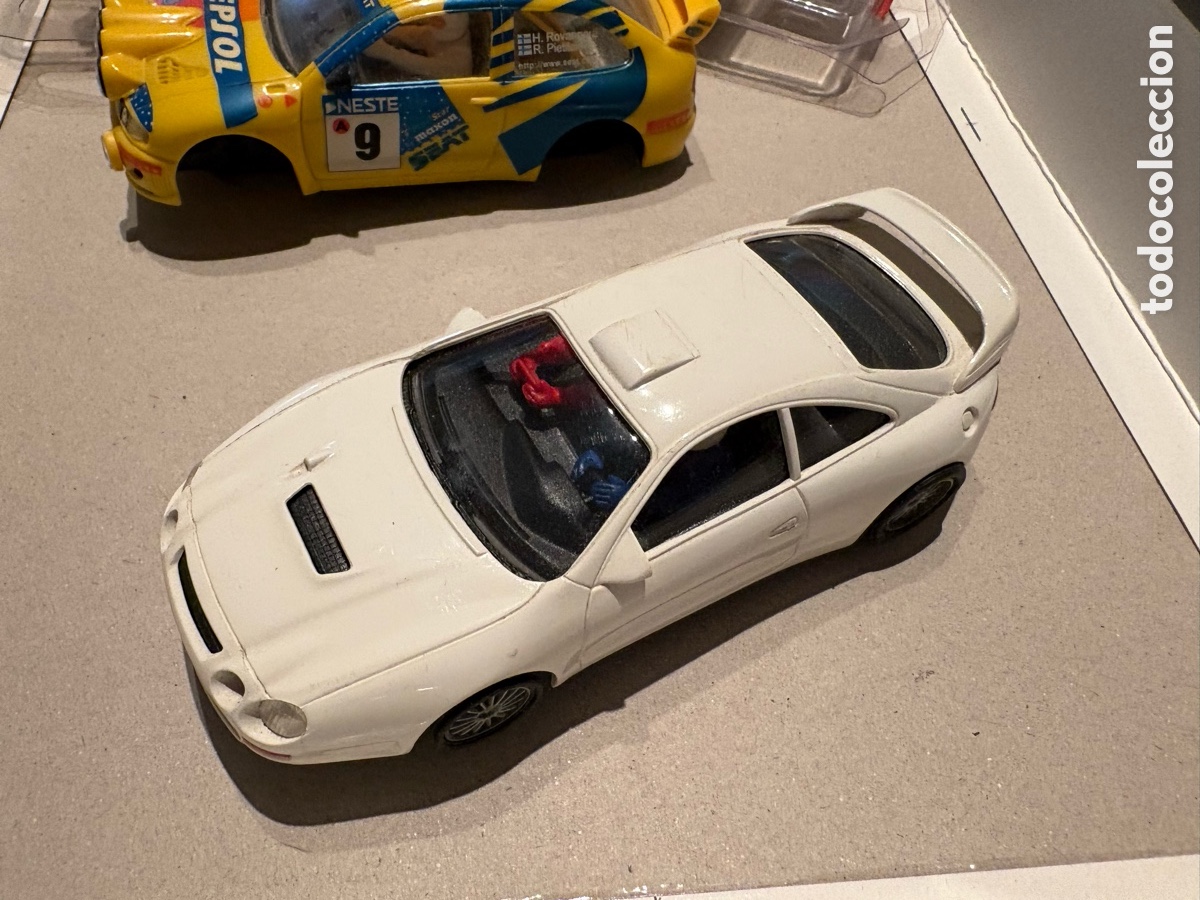 Slot Cars: Toyota Celica de Ninco y chasis grupo K de Rally Slot fabricado por el campe&oacute;n de Espa&ntilde;a
