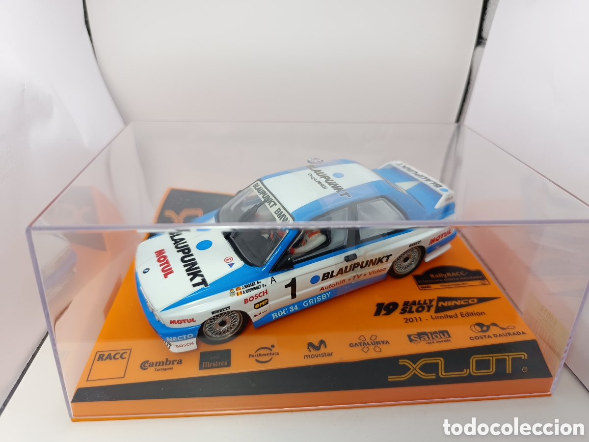 Slot Cars: NINCO BMW M3 E30 BLAUPUNKT XSLOT 60019 1/28