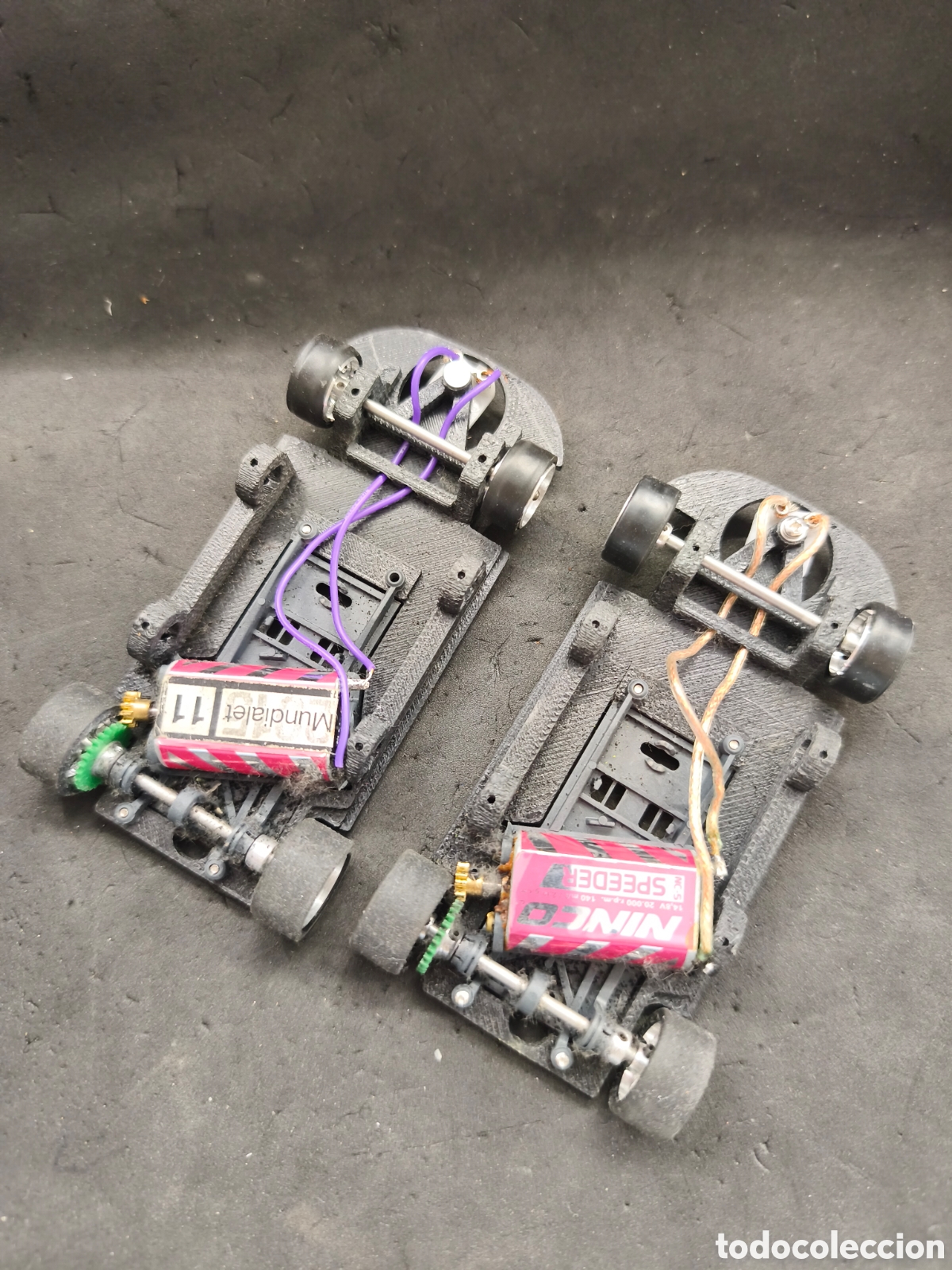 Slot Cars: 2 Motores con chasis...
