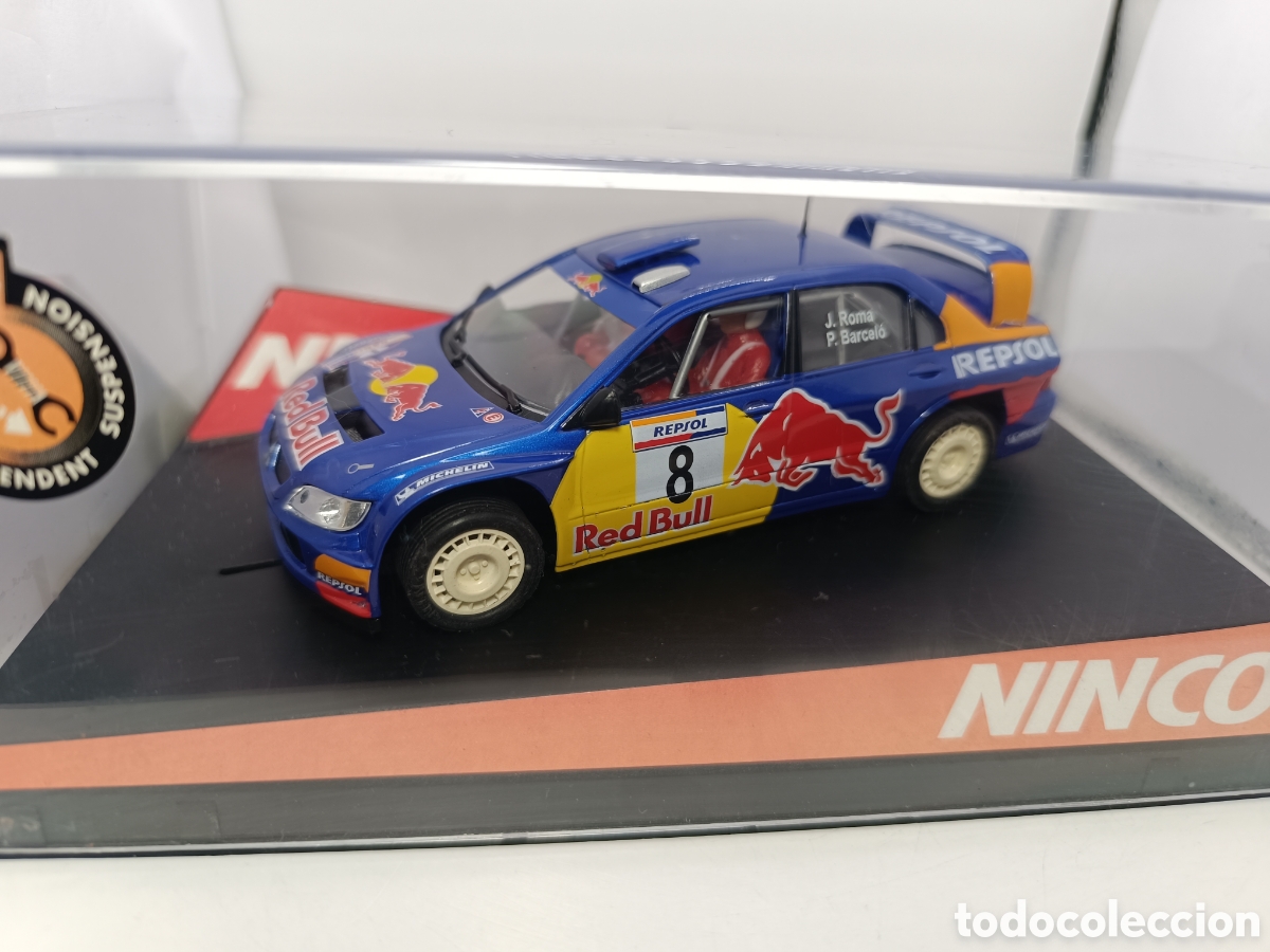 Slot Cars: NINCO MITSUBISHI LANCER WRC RED BULL 50430