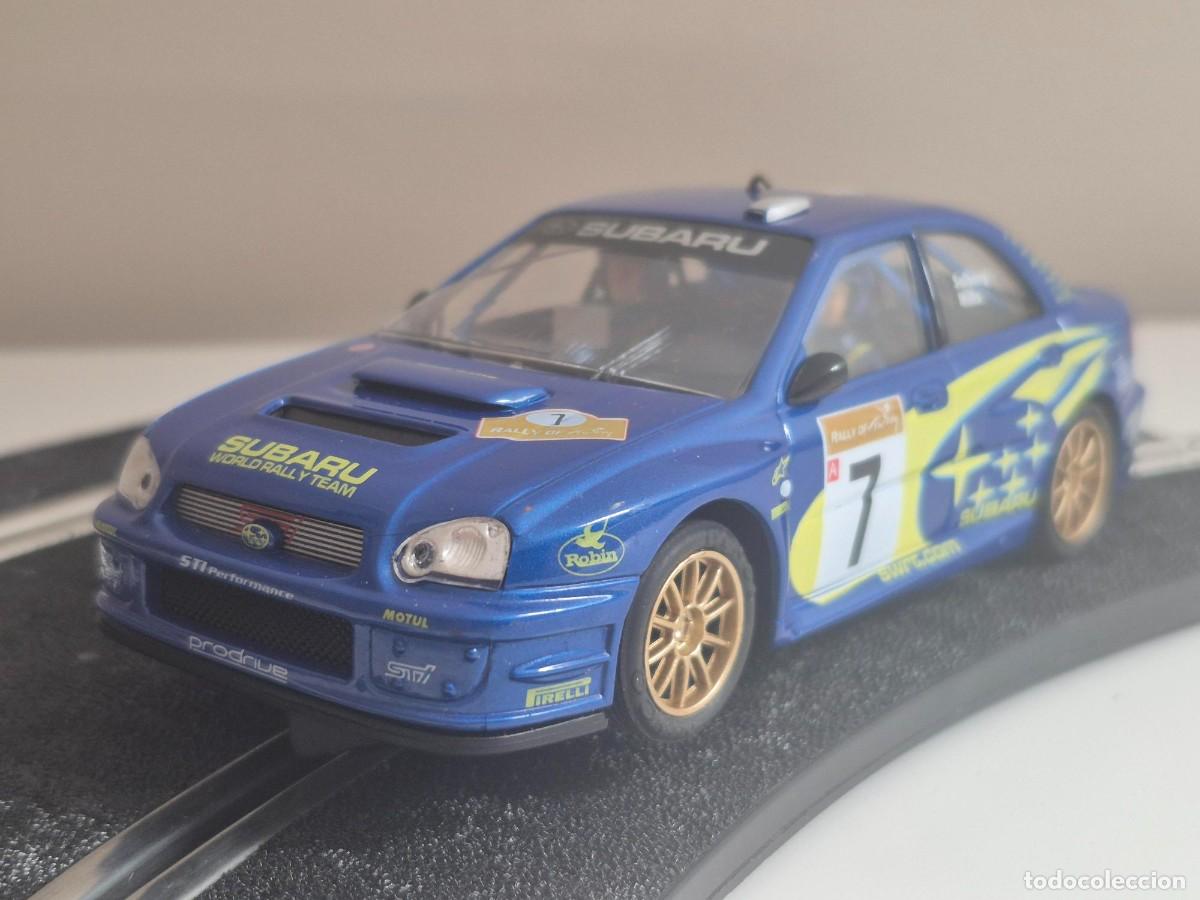 Slot Cars: SCALEXTRIC NINCO COCHE SUBARU IMPREZA MILLS SOLBERG #7 SLOT CAR RALLY RALLYE