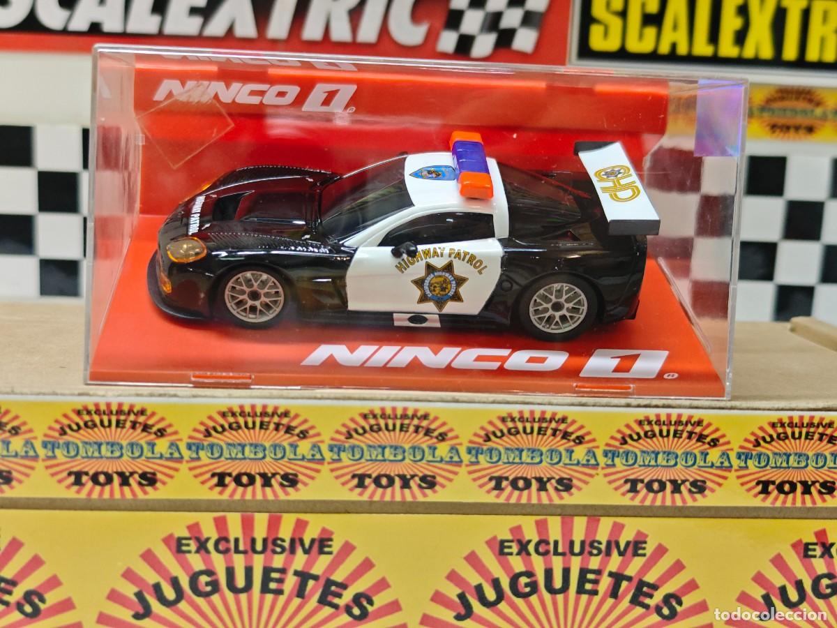 Slot Cars: NINCO CHEVROLET CORVETTE GT3 POLICE SCALEXTRIC FLY SPIRIT AUTOART