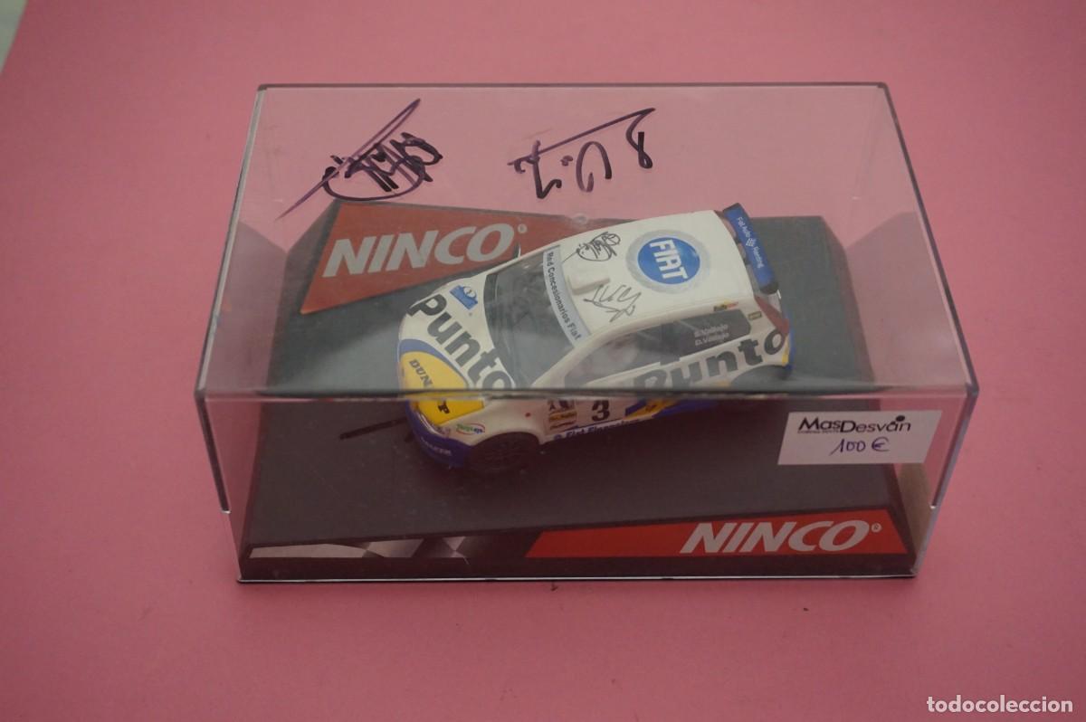 Slot Cars: GRAN OPORTUNIDAD - SCALEXTRIC - NINCO 50289 - FIAT PUNTO SUPER 1600 - FIRMADO POR D. Y S. VALLEJO
