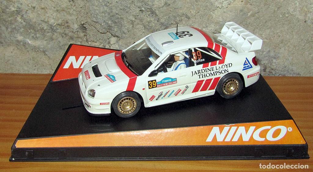 Slot Cars: SCALEXTRIC NINCO - SUBARU NEW ZEALAND 04 - NUEVO Y EN SU BASE ORIGINAL
