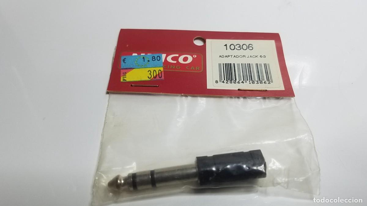 Slot Cars: SLOT SCALEXTRIC NINCO BLISTER BOLSA ADAPTADOR CLAVIJA JACK TIPO AUDIO 6-3 REF. 10306