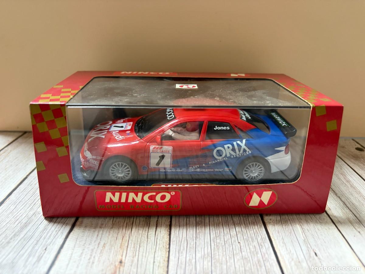 Slot Cars: NINCO. AUDI A4 ORIX N&ordm; 1 ROJO Y AZUL. NUEVO. A ESTRENAR. DE COLECCIONISTA. VER FOTOS