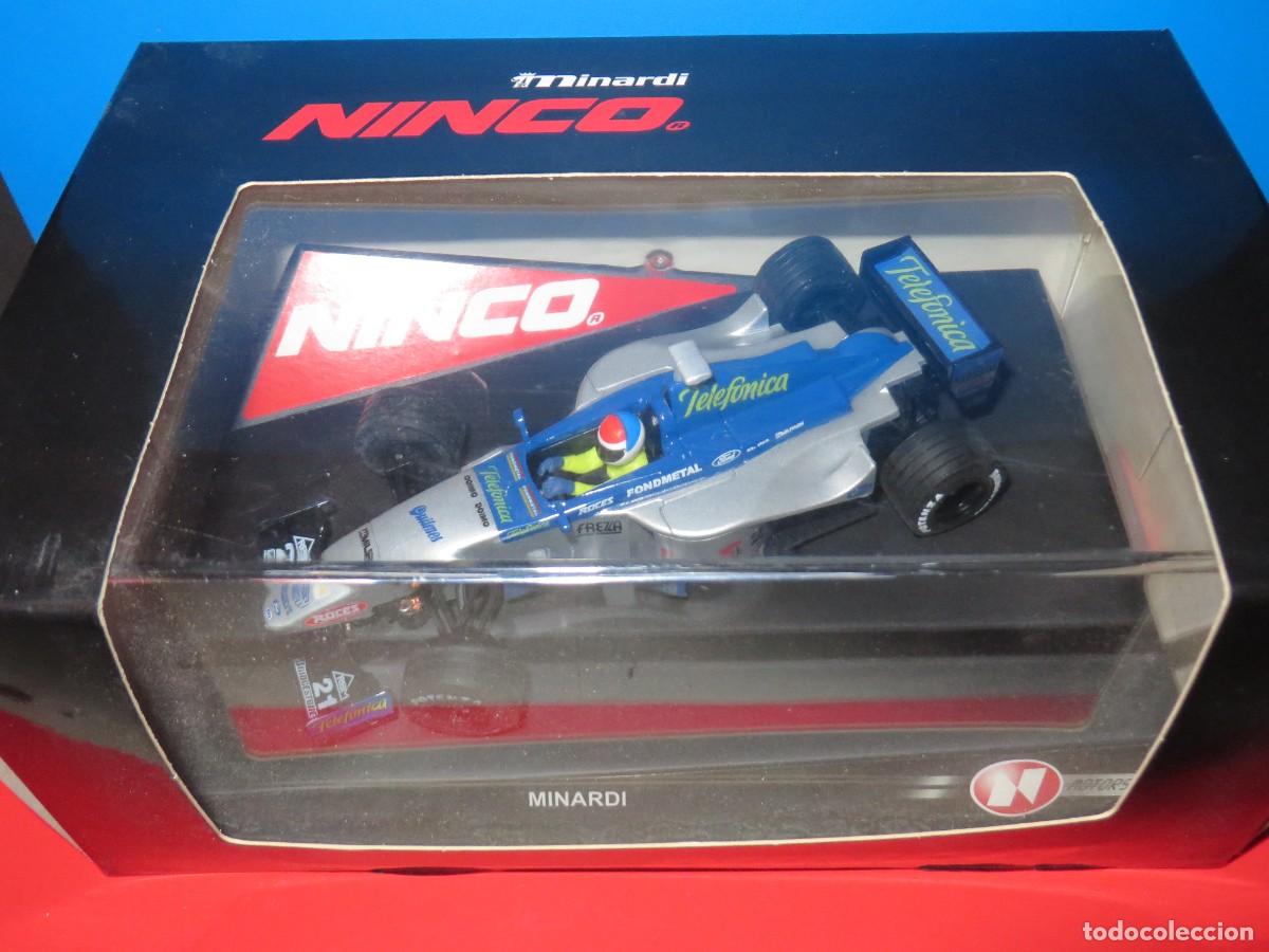 Slot Cars: MINARDI FORD F-1 TELEF&Oacute;NICA. NINCO