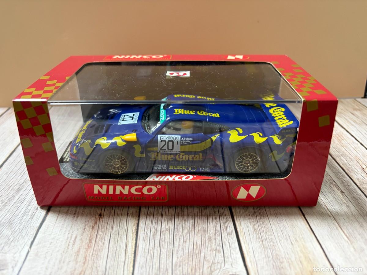 Slot Cars: NINCO. PORSCHE 911 GT1 BMS N&ordm; 22 BLUE CORAL. NUEVO. A ESTRENAR. DE COLECCIONISTA. VER FOTOS