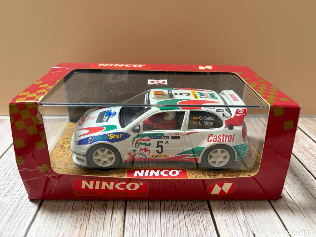 Slot Cars: NINCO. TOYOTA COROLLA. CASTROL N&ordm; 5 SAINZ. NUEVO. A ESTRENAR. DE COLECCIONISTA. VER FOTOS