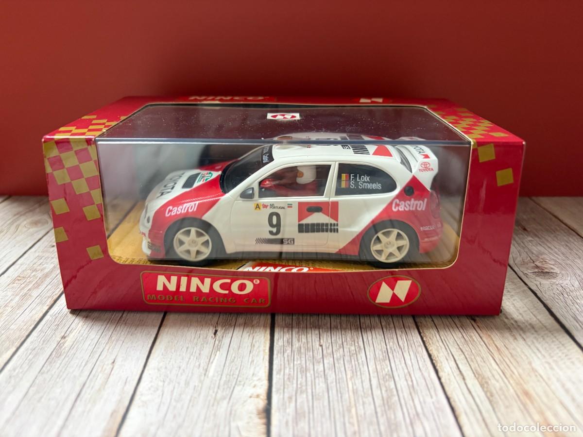 Slot Cars: NINCO. TOYOTA COROLLA RALLYE PORTUGAL. BLANCO. NUEVO. A ESTRENAR. DE COLECCIONISTA. VER FOTOS