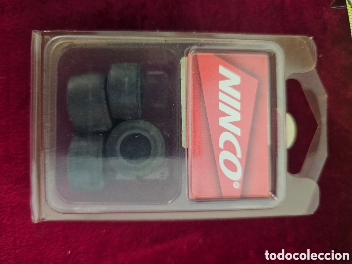 Slot Cars: Pack 4 Neum&aacute;ticos Ninco CART (2+2) Ref. 80511 - Slot / Scalextric (Nuevo)