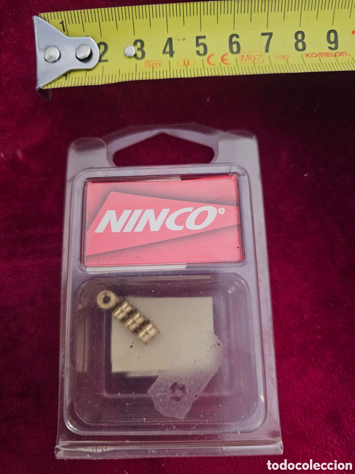 Slot Cars: Ninco 80415 Set 4 Rodamientos Bronce Dobles Slot 1/32 Nuevo Blister